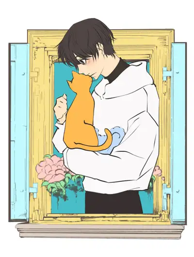 捡到一只大猫咪